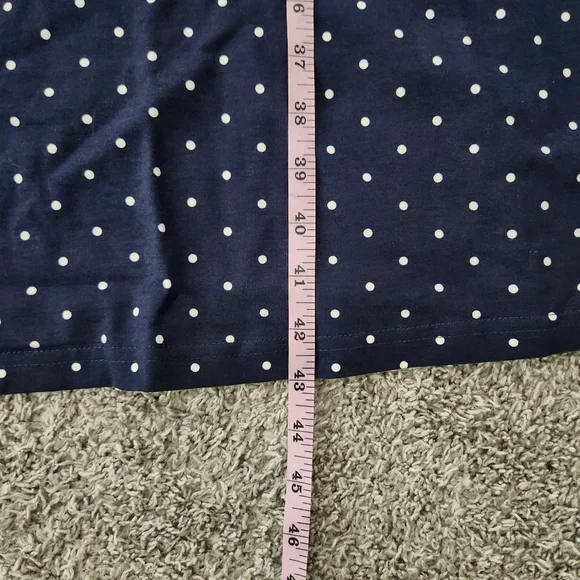 Navy Polka Dot Dress - Picture 5 of 6